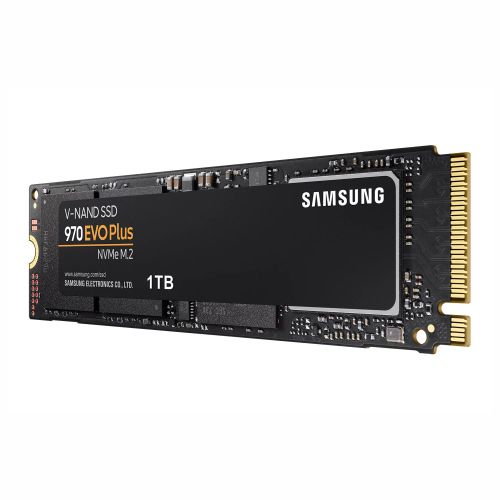 Samsung 970 EVO PLUS (MZ-V7S1T0BW 1TB NVMe SSD, M.2 Interface, PCIe Gen3, 2280, Read 3500MB/s, Write 3300MB/s, 5 Year Warranty