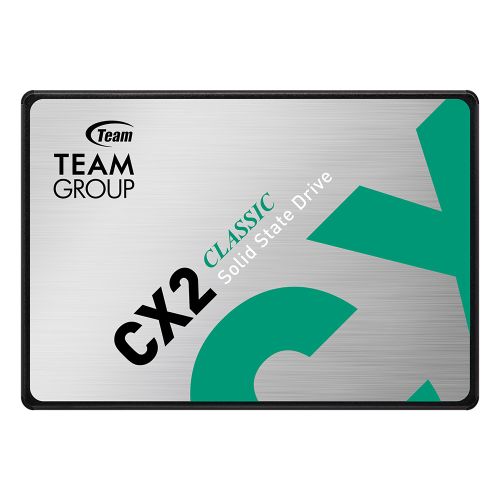 Team 256GB CX2 SSD, 2.5″, SATA3, SLC Caching, R/W 520/430 MB/s, 7mm