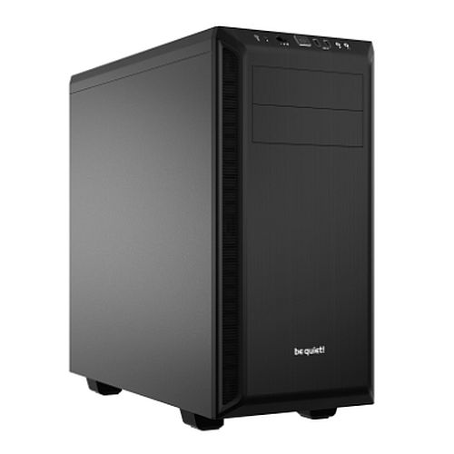 be quiet! Pure Base 600 Case, Black, MId Tower, 2 x USB 3.2 Gen 1 Type-A, 3 x Pure Wings 2 Black PWM Fans Included, Completely Sound Insulated with Dampening Materials, Adjustable Top Cover Vent