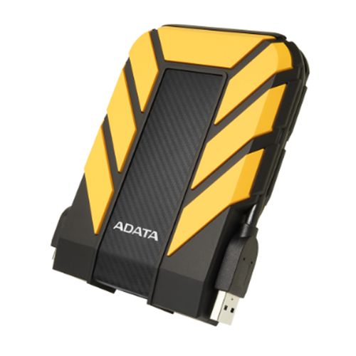 Adata HD710 Pro Durable 2TB USB 3.1 Portable External Hard Drive IP68 Waterproof, Shockproof, Dustproof, Yellow