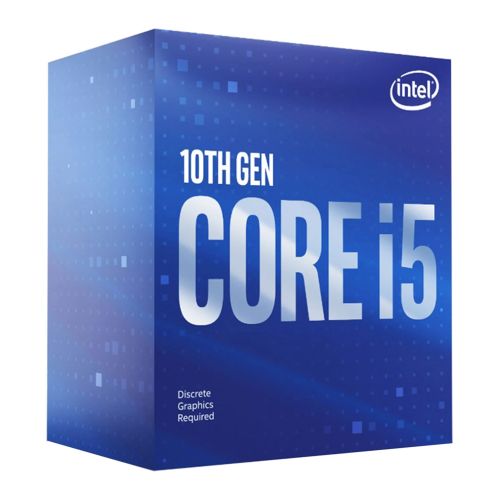 Intel Core i5 10400F 6 Core Processor Processor 12 Threads, 2.9GHz up to 4.3Ghz Turbo Comet Lake Socket LGA 1200 12MB Cache, 65W, Cooler, No Graphics