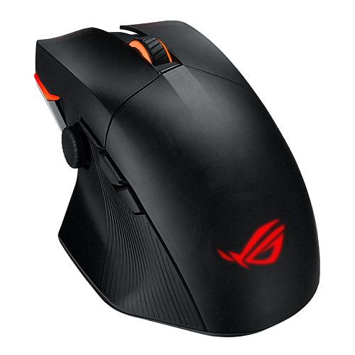 Asus ROG Chakram X Origin Gaming Mouse, Wired/Wireless/Bluetooth, 36000 DPI, Programmable Joystick, RGB Lighting