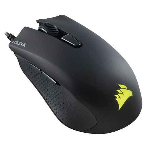 Corsair Harpoon Pro RGB FPS/MOBA Lightweight Optical Gaming Mouse, Omron Switches, 12000 DPI, 6 Programmable Buttons