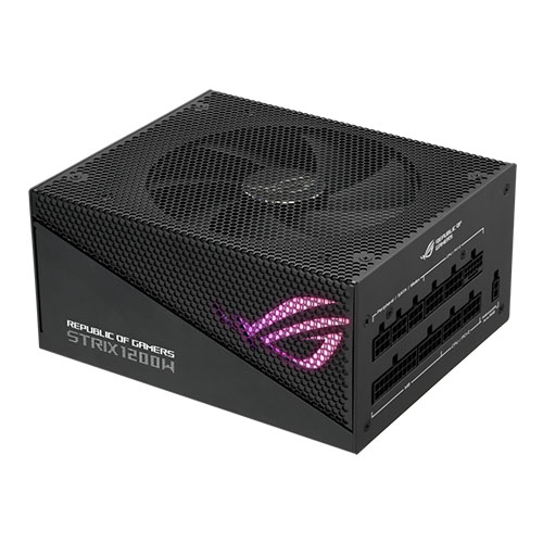 Asus ROG Strix 1200W Gold Aura Edition PSU, Fully Modular, 80+ Gold, ATX 3.0, PCIe 5.0, RGB Lighting, Lambda A+