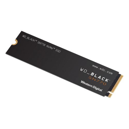 WD Black SN770 (WDS100T3X0E) 1TB NVMe SSD, M.2 Interface, PCIe Gen4, 2280, Read 5150MB/s, Write 4900MB/s, 5 Year Warranty