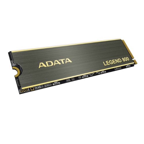 Adata Legend 800 (ALEG-800-2000GCS) 2TB NVMe SSD, PCIe Gen4, M.2 Interface, 2280, Read 3500 MB/s, Write 2800 MB/s, Heatsink, 3 Year Warranty