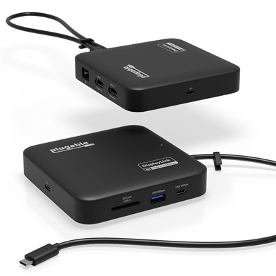 Plugable USBC-6950PDZ USB-C Dual HDMI 100W USB-C PD Docking Station