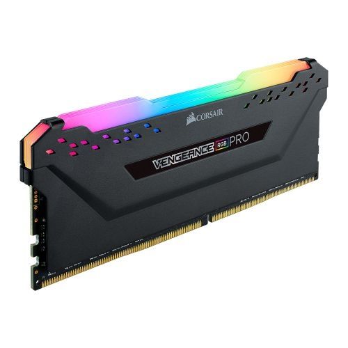 Corsair Vengeance RGB Pro 8GB, DDR4, 3200MHz (PC4-25600), CL16, XMP 2.0, Black, DIMM Memory, OEM (Anti Static Bag)