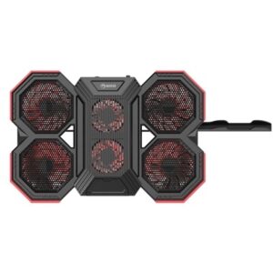 Marvo Scorpion FN-41 Atlas 60 USB Powered Six Fan Laptop Cooling Stand (Black)