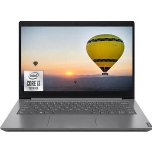 Lenovo V14 IIL Laptop, 14 Inch HD Anti-glare Screen, Intel Core i3-1005G1 10th Gen, 8GB DDR4 RAM, 256GB SSD, Intel UHD Graphics, Windows 10 Pro, Iron Grey with 2 year warranty