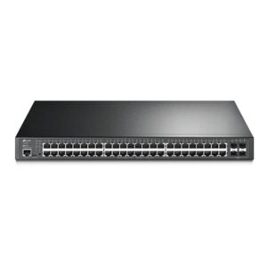 TP-LINK (TL-SG3452P) JetStream 52-Port Gigabit L2+ Managed Switch with 48-Port PoE+, 4 SFP Slots, Rackmountable