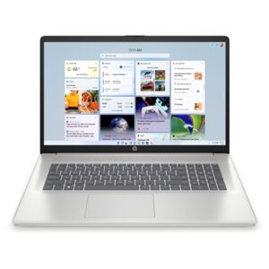 HP 17-cp2002na Laptop, 17.3 Inch Full HD Screen, Intel Core i5-1235U 12th Gen Processor, 8GB RAM, 512GB SSD, Intel Iris Xe graphics, Windows 11 Home