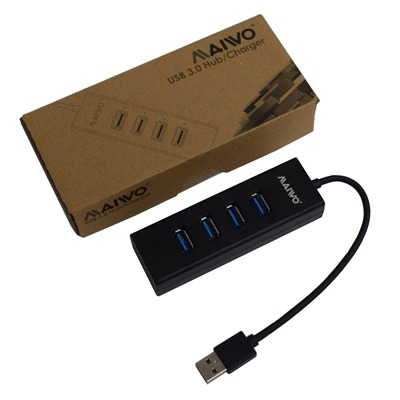 Maiwo KH304 4 Port USB 3.0 Hub & Charger Maiwo KH304 4 Port USB 3.0 Hub & Charger