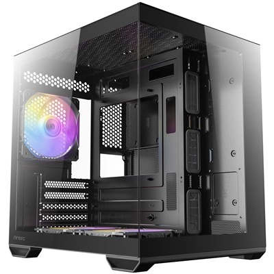 Antec CX60M ARGB Mini Tower Gaming Case, 1 x USB Type-C / 2 x USB 3.0, Tempered Glass Front and Side Window Panel, Water Cooling SUpport, 3 x Pre-Installed ARGB LED Fans, Micro-ATX, ITX Compatible Antec CX60M ARGB Mini Tower Gaming Case, 1 x USB Type-C / 2 x USB 3.0, Tempered Glass Front and Side Window Panel, Water Cooling SUpport, 3 x Pre-Installed ARGB LED Fans, Micro-ATX, ITX Compatible