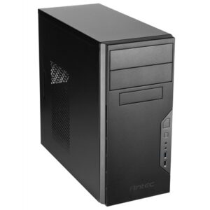 Antec VSK-3000B-U3/U2 Micro Tower Gaming Case, 1 x USB 3.0 / 1 x USB 2.0, SGCC steel, Vented Side Panel, 1 x Pre-Installed 92mm Rear Exhaust Fan, Micro-ATX, Mini-ITX Compatible
