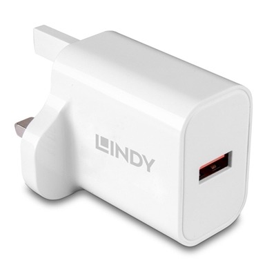 LINDY 73415 18W USB Type A Charger LINDY 73415 18W USB Type A Charger