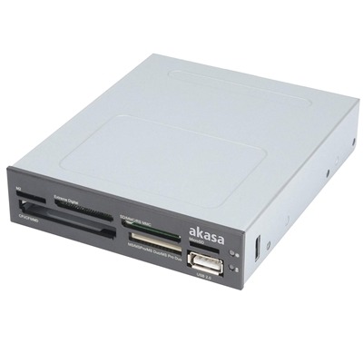 Akasa AK-ICR-07 Internal 6-Slot Multi Card Reader with USB port Akasa AK-ICR-07 Internal 6-Slot Multi Card Reader with USB port