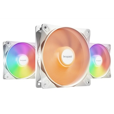 be quiet! Light Wings LX 120mm PWM High-Speed Fan, ARGB Lighting, White, Ultra-Quiet Operation, High Airflow, Rifle Bearing, Daisy-Chaining Support, 3-Pack be quiet! Light Wings LX 120mm PWM High-Speed Fan, ARGB Lighting, White, Ultra-Quiet Operation, High Airflow, Rifle Bearing, Daisy-Chaining Support, 3-Pack
