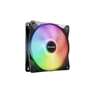 be quiet! Light Wings LX 120mm PWM Reverse, Black, ARGB Lighting, High Airflow, 60,000 Hours, 3 year warranty