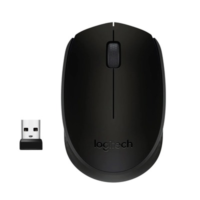 Logitech Wireless Mouse M171, Compact Ambidextrous Curve Design, 12-Month Battery, 2.4 GHz wireless connection, Black Logitech Wireless Mouse M171, Compact Ambidextrous Curve Design, 12-Month Battery, 2.4 GHz wireless connection, Black