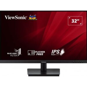 Viewsonic VA3209-MH 32 Inch IPS Frameless Monitor, 75Hz, 4ms, VGA, HDMI, HD, Full HD 1080p, Built-In Speakers, VESA