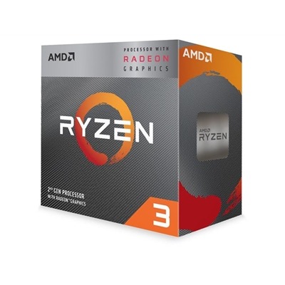 AMD Ryzen 3 3200G 4 Core AM4 Processor 3.8GHz up to 4.0GHz Boost, 6MB Cache, 65W, with Wraith Stealth Cooler, Radeon Vega 8 Graphics AMD Ryzen 3 3200G 4 Core AM4 Processor 3.8GHz up to 4.0GHz Boost, 6MB Cache, 65W, with Wraith Stealth Cooler, Radeon Vega 8 Graphics