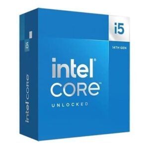 Intel Core i5 14600K 14 Core Processor, 20 Threads, 2.5GHz up to 5.3GHz Turbo Raptor Lake Refresh Socket LGA 1700 20MB Cache, 65W, Maximum Turbo Power 148W, Intel UHD 730 Graphics, No Cooler