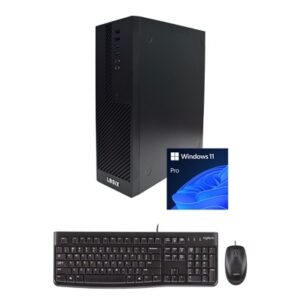 LOGIX 14th Gen Intel Core i3 Quad Core Small Form Factor SFF Business / Education PC with 8GB RAM, 500GB SSD, Windows 11 Pro, Keyboard, Mouse & 3 Year Warranty