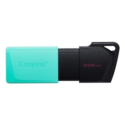 Kingston DataTraveler ExodiaM DTXM/256GB USB Flash Drive, 256GB, USB 3.2, Turquoise / Black, Moving Cap Design Kingston DataTraveler ExodiaM DTXM/256GB USB Flash Drive, 256GB, USB 3.2, Turquoise / Black, Moving Cap Design