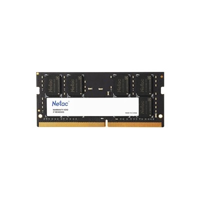 Netac Basic NTBSD4N26SP-08 8GB (1x 8GB) SODIMM System Memory, 2666MHz, DDR4, CL19 Netac Basic NTBSD4N26SP-08 8GB (1x 8GB) SODIMM System Memory, 2666MHz, DDR4, CL19