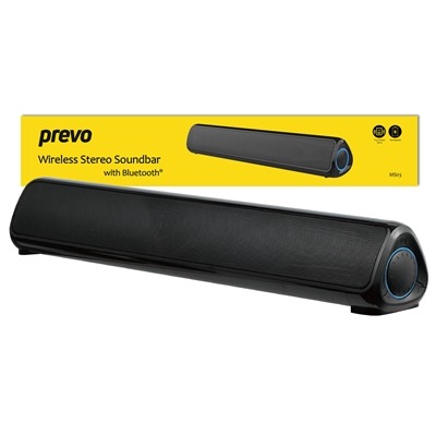Prevo MS03 Wireless Bluetooth Speaker with Bluetooth, USB & SD, Space-Saving Wireless Speaker for TV, Home Entertainment System, PC, Mobile Device & Gaming Consoles Prevo MS03 Wireless Bluetooth Speaker with Bluetooth, USB & SD, Space-Saving Wireless Speaker for TV, Home Entertainment System, PC, Mobile Device & Gaming Consoles