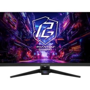 ASRock Phantom Gaming PG27FFT1A 27 Inch FHD (1920 x 1080) IPS Gaming Monitor, 180Hz 1ms (MPRT) Response Time, 2 x HDMI 2.0, 1 x DisplayPort 1.2, With Speakers