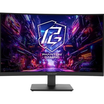 ASRock Phantom Gaming PG27QRT1B 27 Inch QHD (2560 x 1440) Curved 1500R VA Gaming Monitor, 180Hz 1ms (MPRT) Response Time, 2 x HDMI 2.0, 1 x DisplayPort 1.4, 1 x Headphone Out ASRock Phantom Gaming PG27QRT1B 27 Inch QHD (2560 x 1440) Curved 1500R VA Gaming Monitor, 180Hz 1ms (MPRT) Response Time, 2 x HDMI 2.0, 1 x DisplayPort 1.4, 1 x Headphone Out