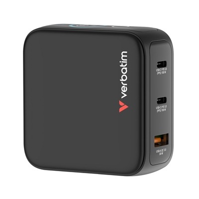 Verbatim (30239) Mini GaN Charger 100W With Display Verbatim (30239) Mini GaN Charger 100W With Display