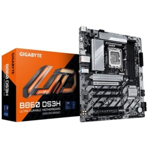Gigabyte B860 DS3H Intel 1851 Socket Motherboard, ATX, 4x DDR5 Slots, 2x M.2 Sockets, 2.5GbE LAN, 1x DisplayPort / 1x HDMI Port