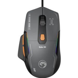 MARVO Duke 50 M368 Wired Gaming Mouse, 6 DPI levels (800 - 12800), 1000Hz Polling Rate, 13 Mode RGB Backlighting, 68g